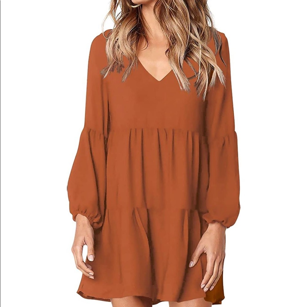 Tiered Shift Dress